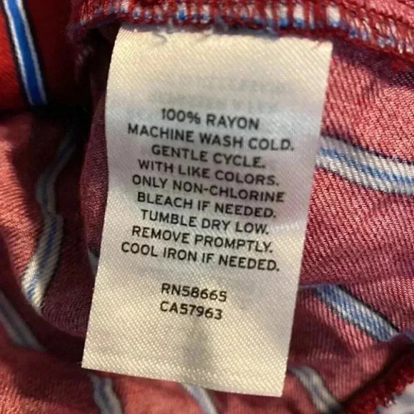 Treasure & Bond Striped Ruffled Girls Top - Picture 5 of 5